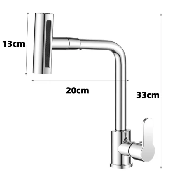 Grifo giratorio con cascada para extensión 4en1 - Imagen 2