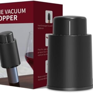 Tapón de botella de vino al vacío